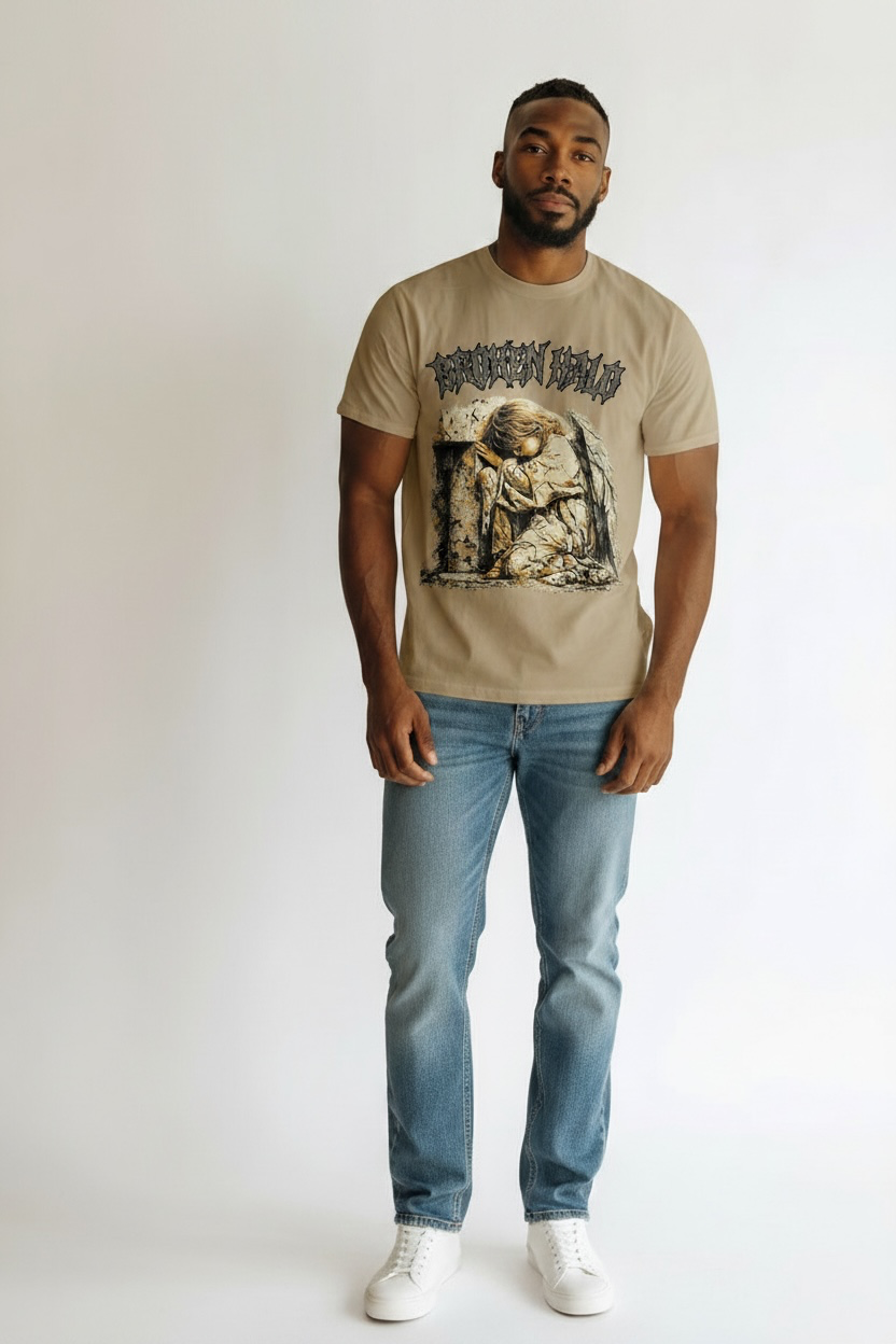 T-Shirt "Broken Halo" con Angelo