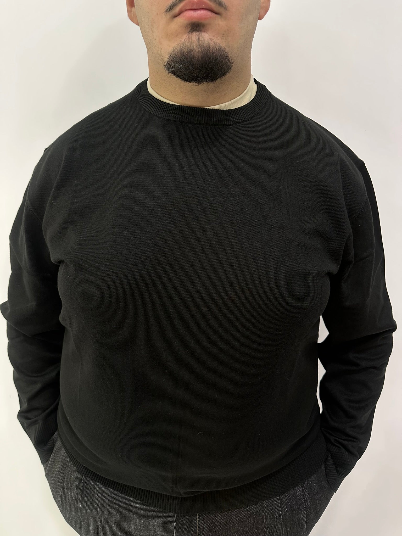 Maglione Giro Collo Big