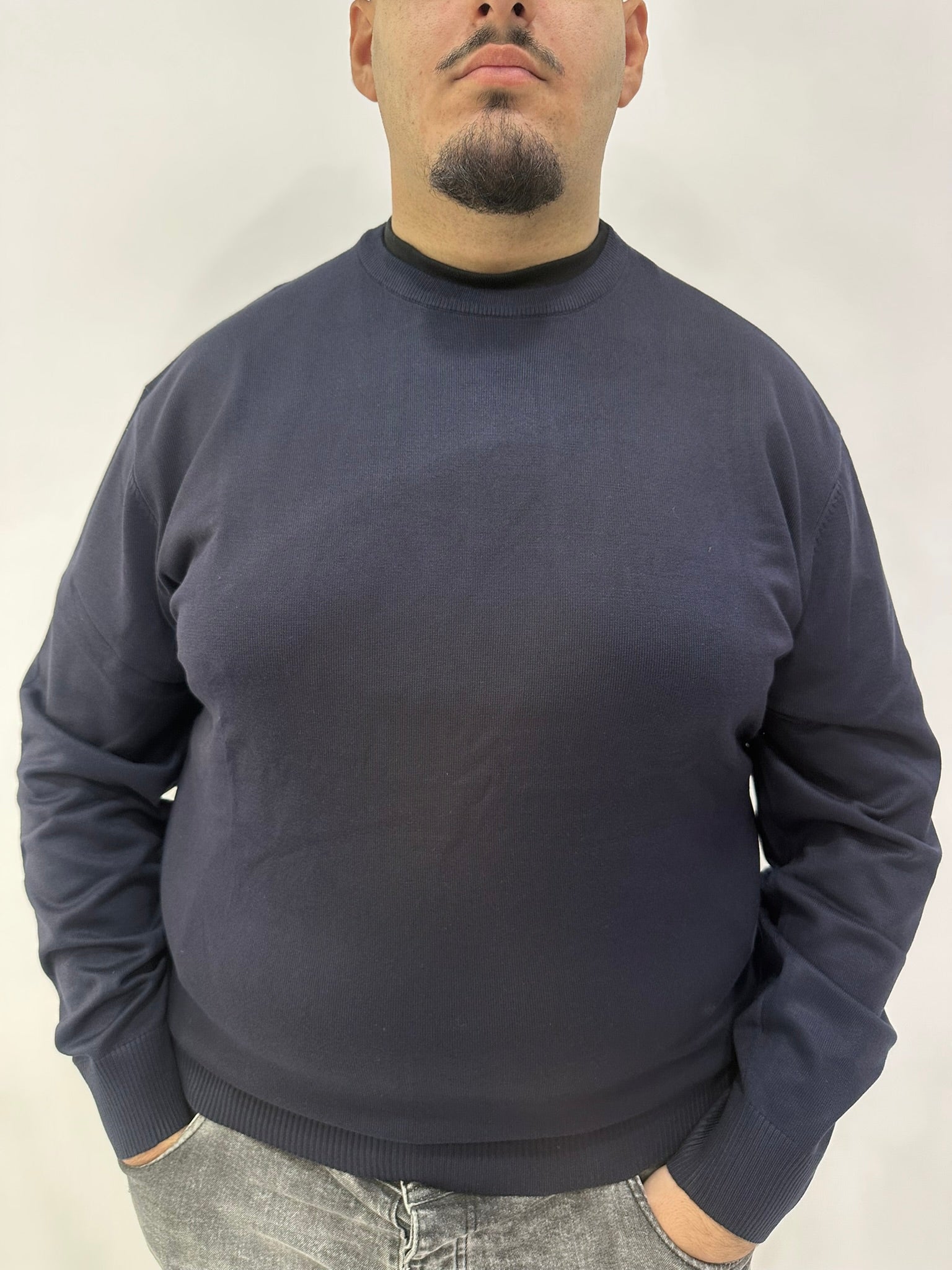 Maglione Giro Collo Big