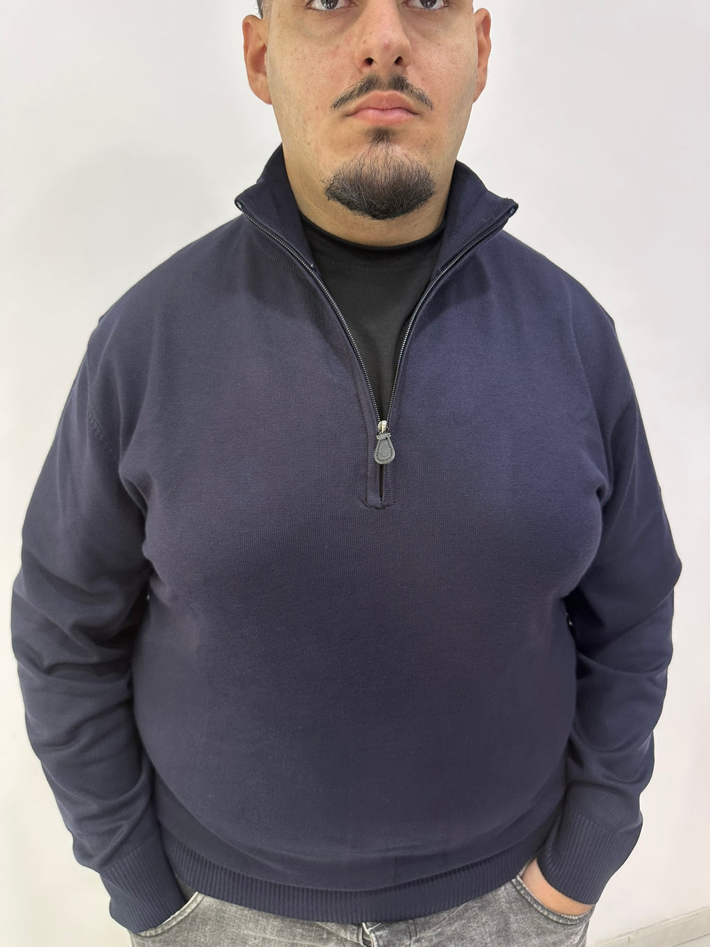 Maglione Mezza Zip