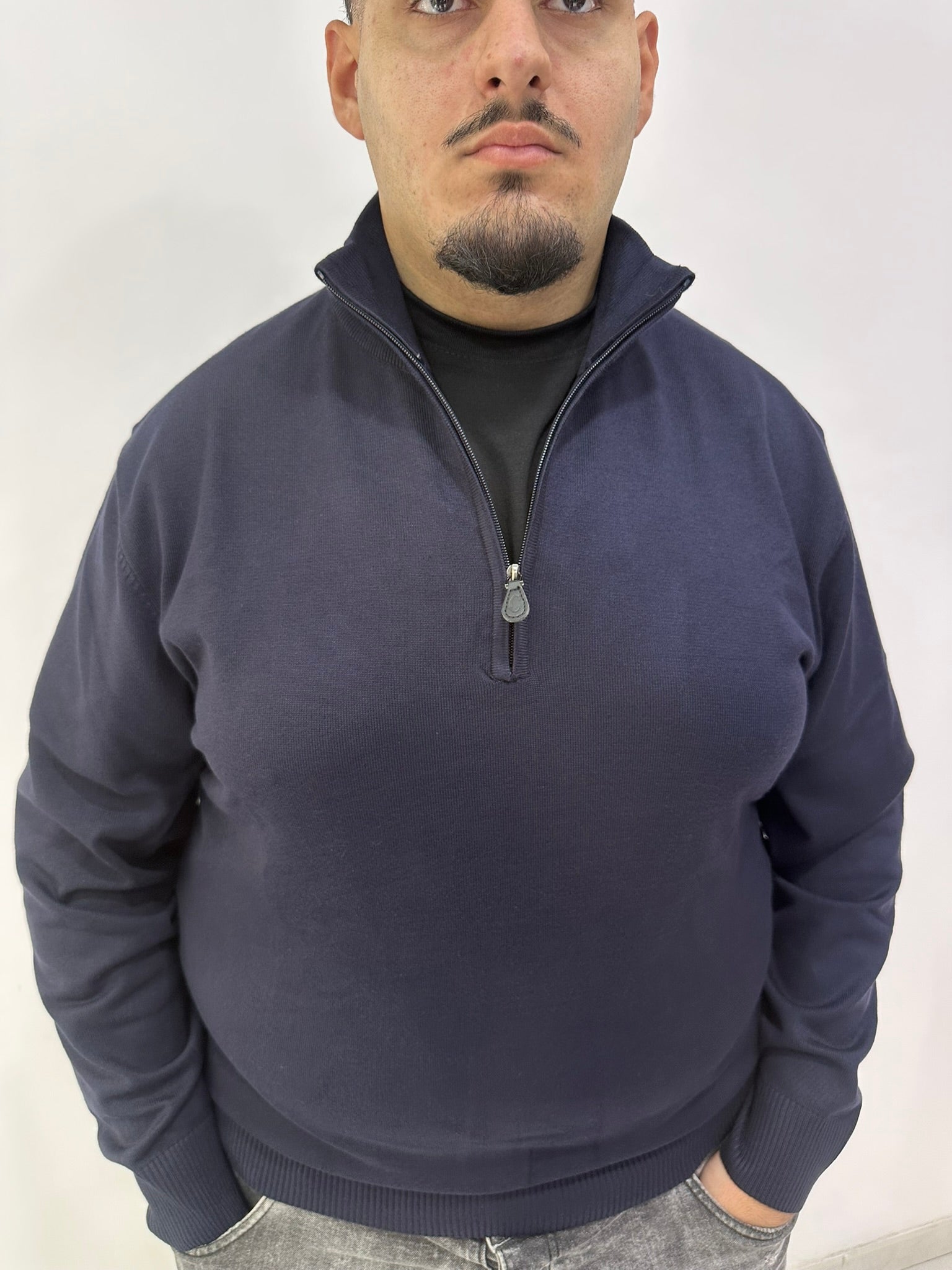 Maglione Mezza Zip