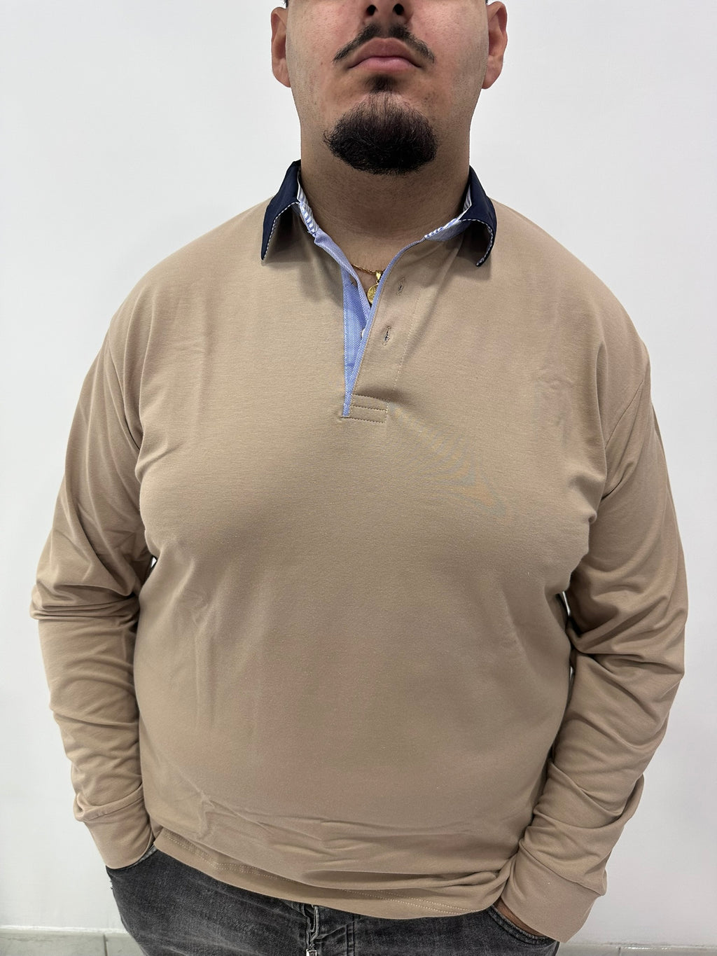 Polo Colletto In Viscosa