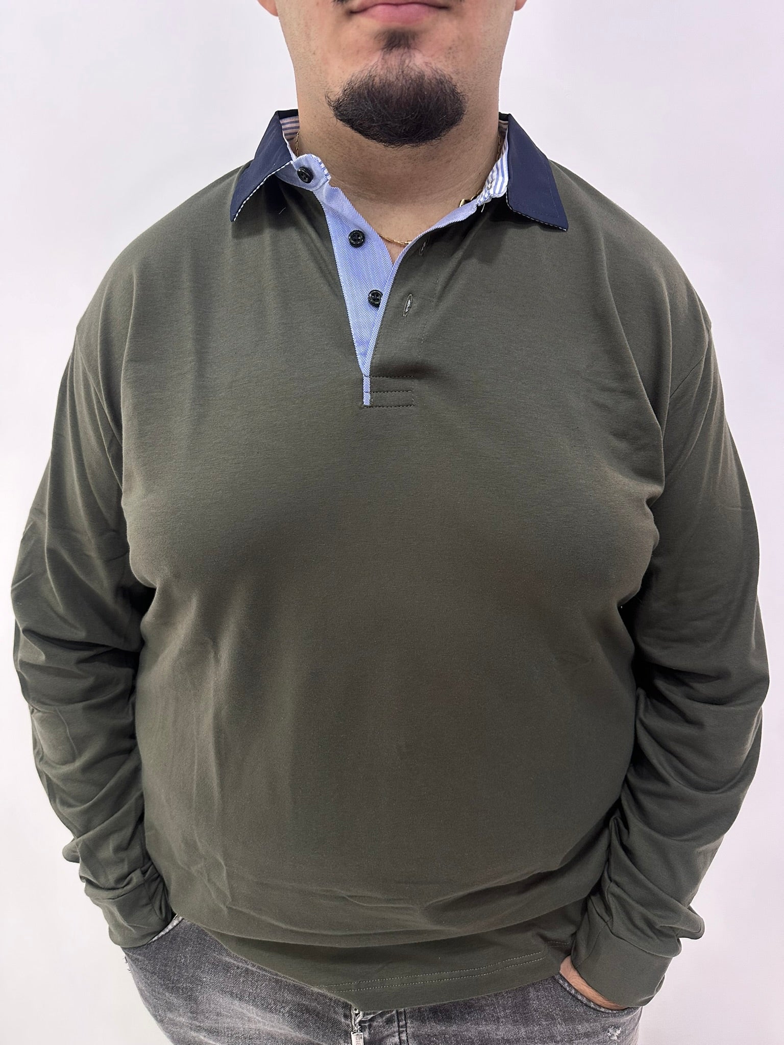 Polo Colletto In Viscosa