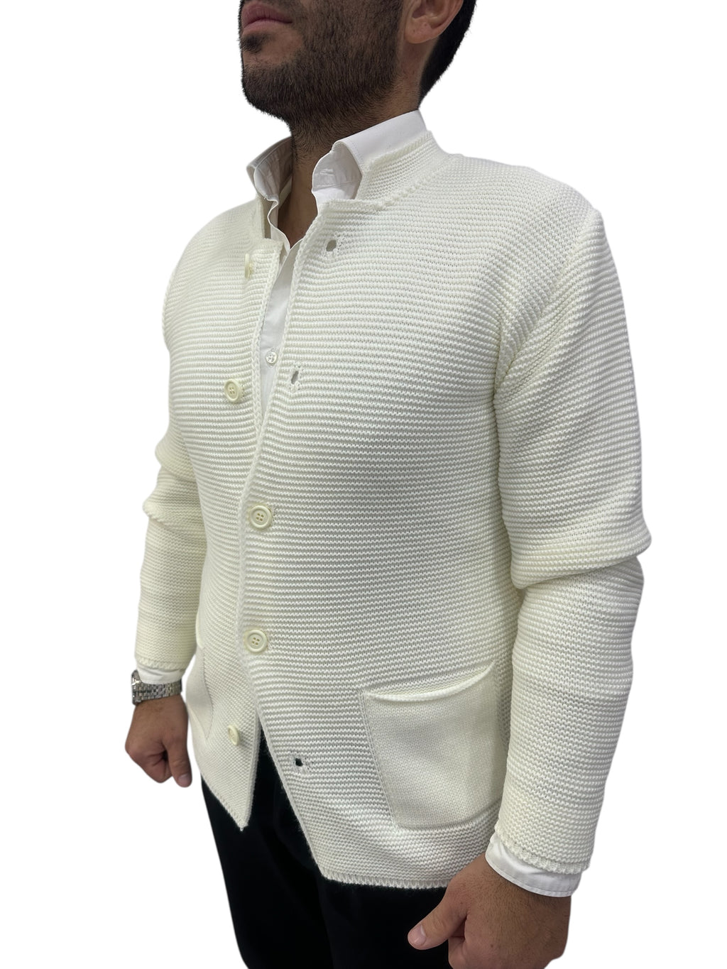 Cardigan Collo Coreano