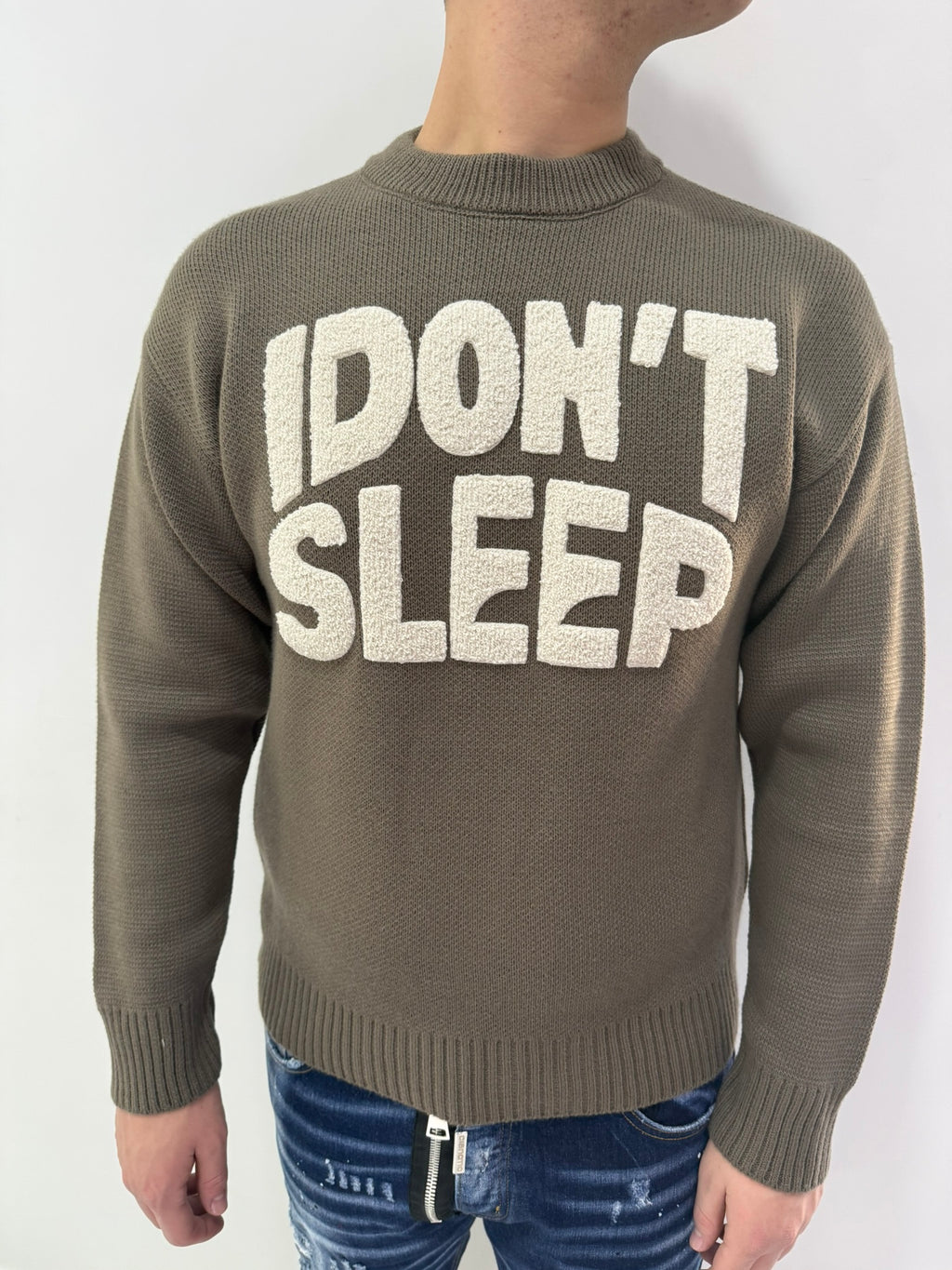 Maglione Stampa Al Petto