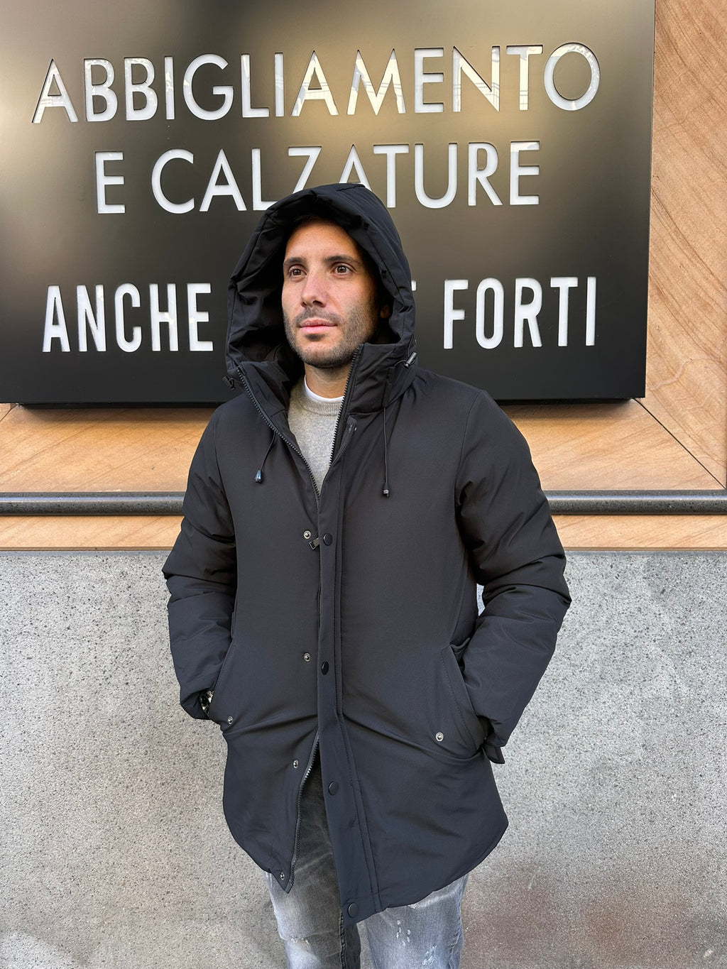 Giubbino tessuto Idrorepellente