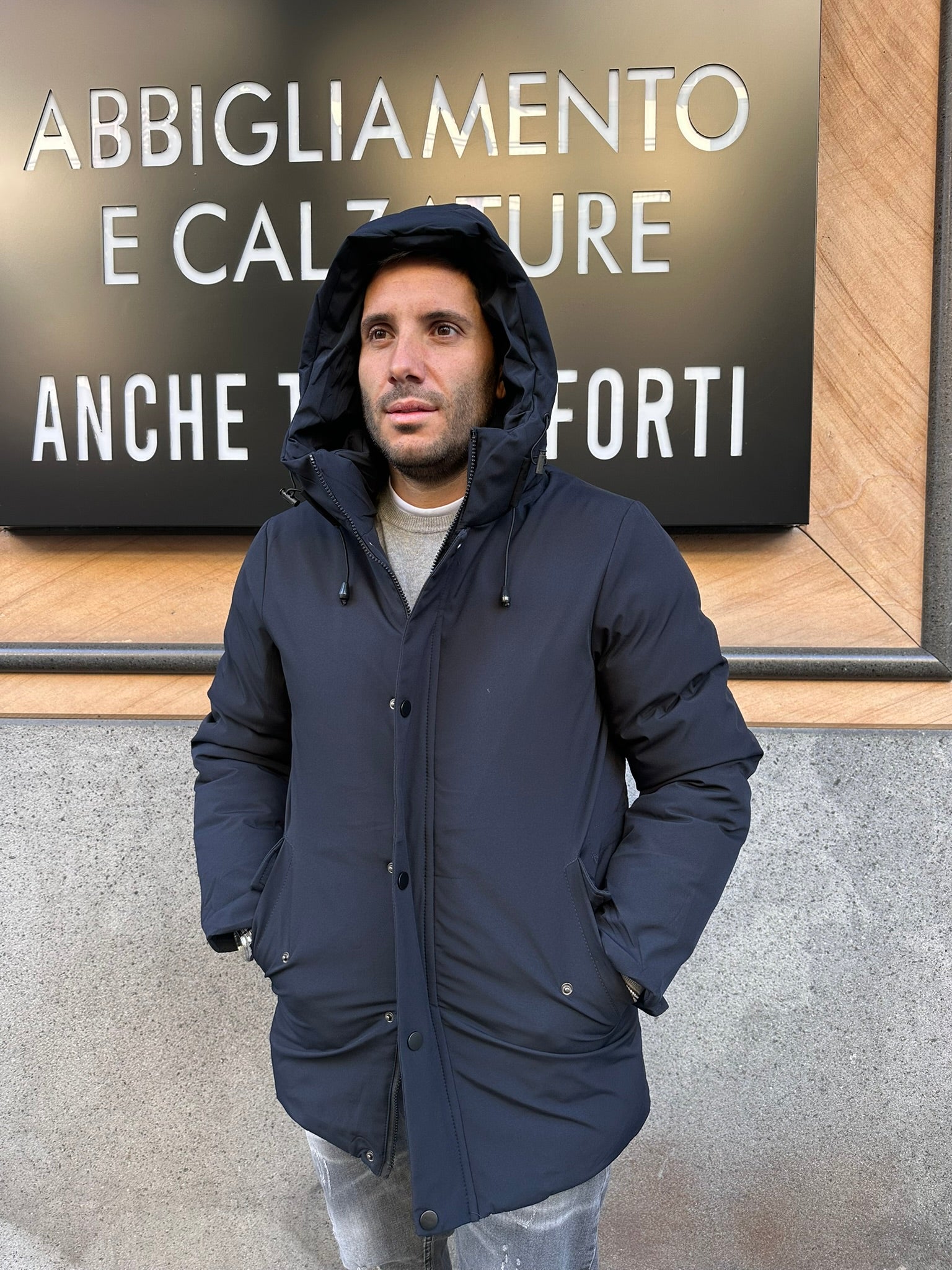 Giubbino tessuto Idrorepellente