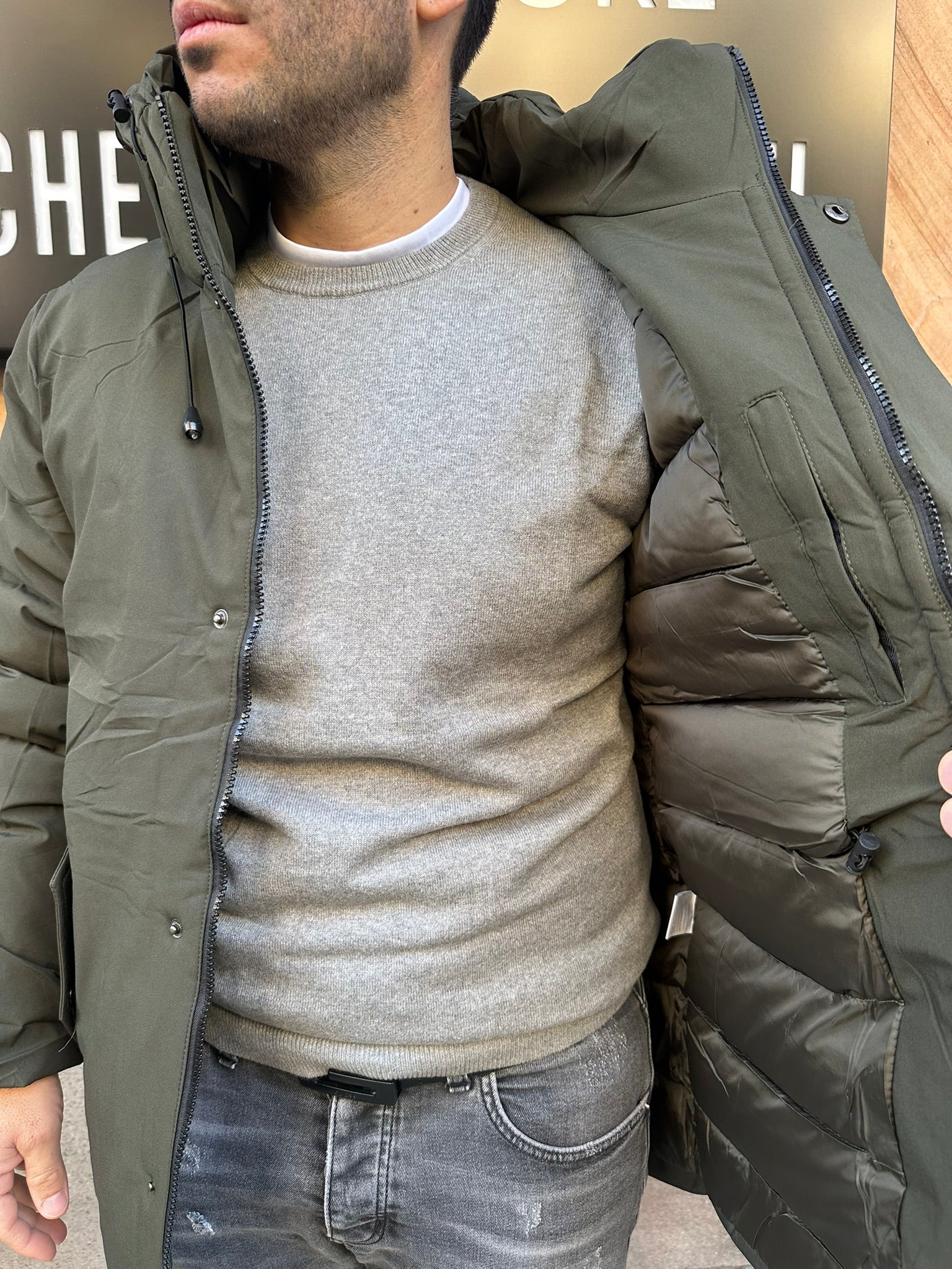 Giubbino tessuto Idrorepellente