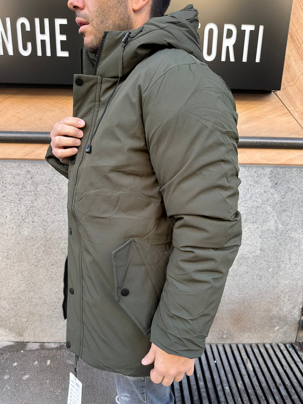 Giubbino tessuto Idrorepellente