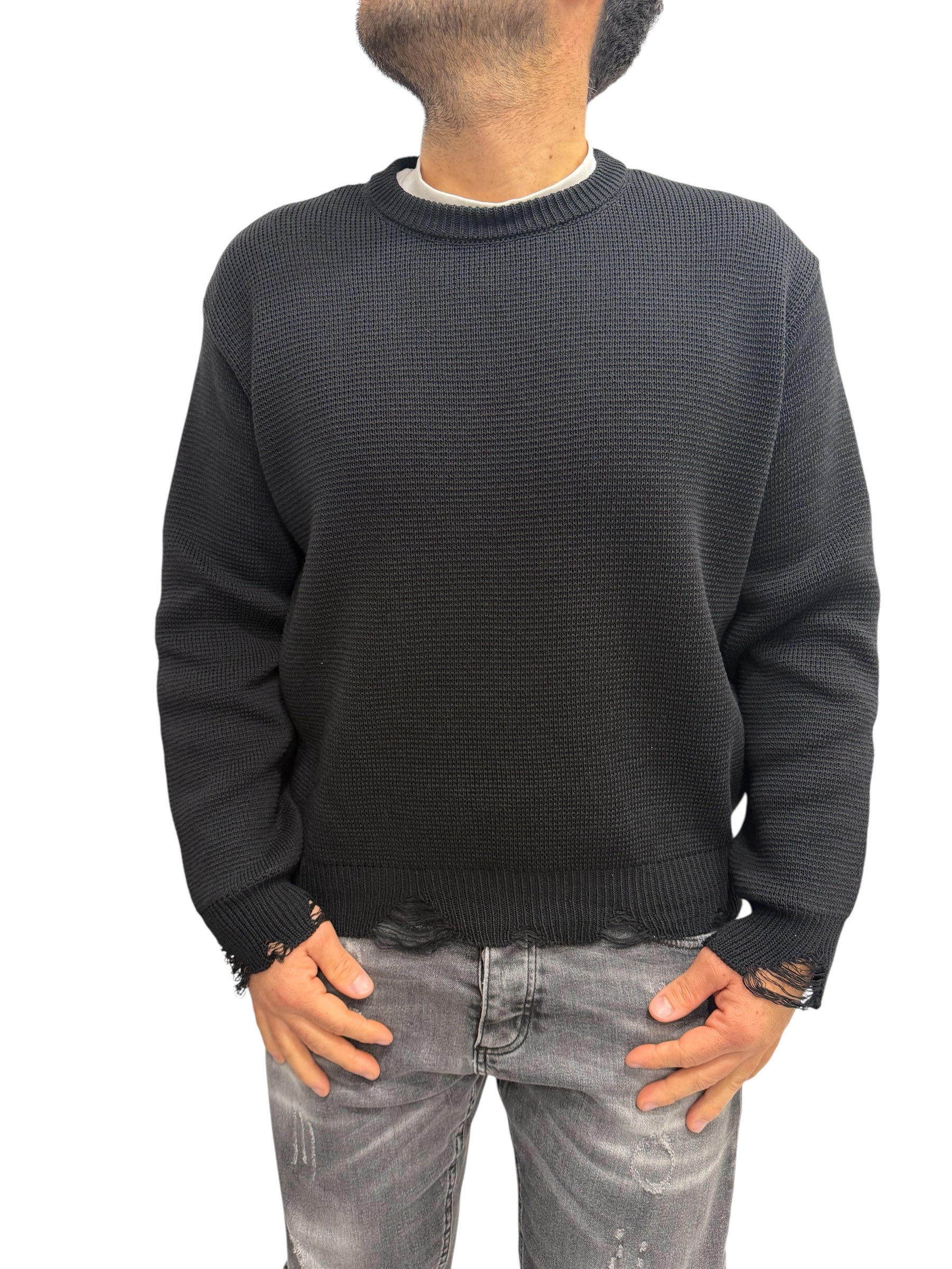 MAGLIONE TAGLIO VIVO