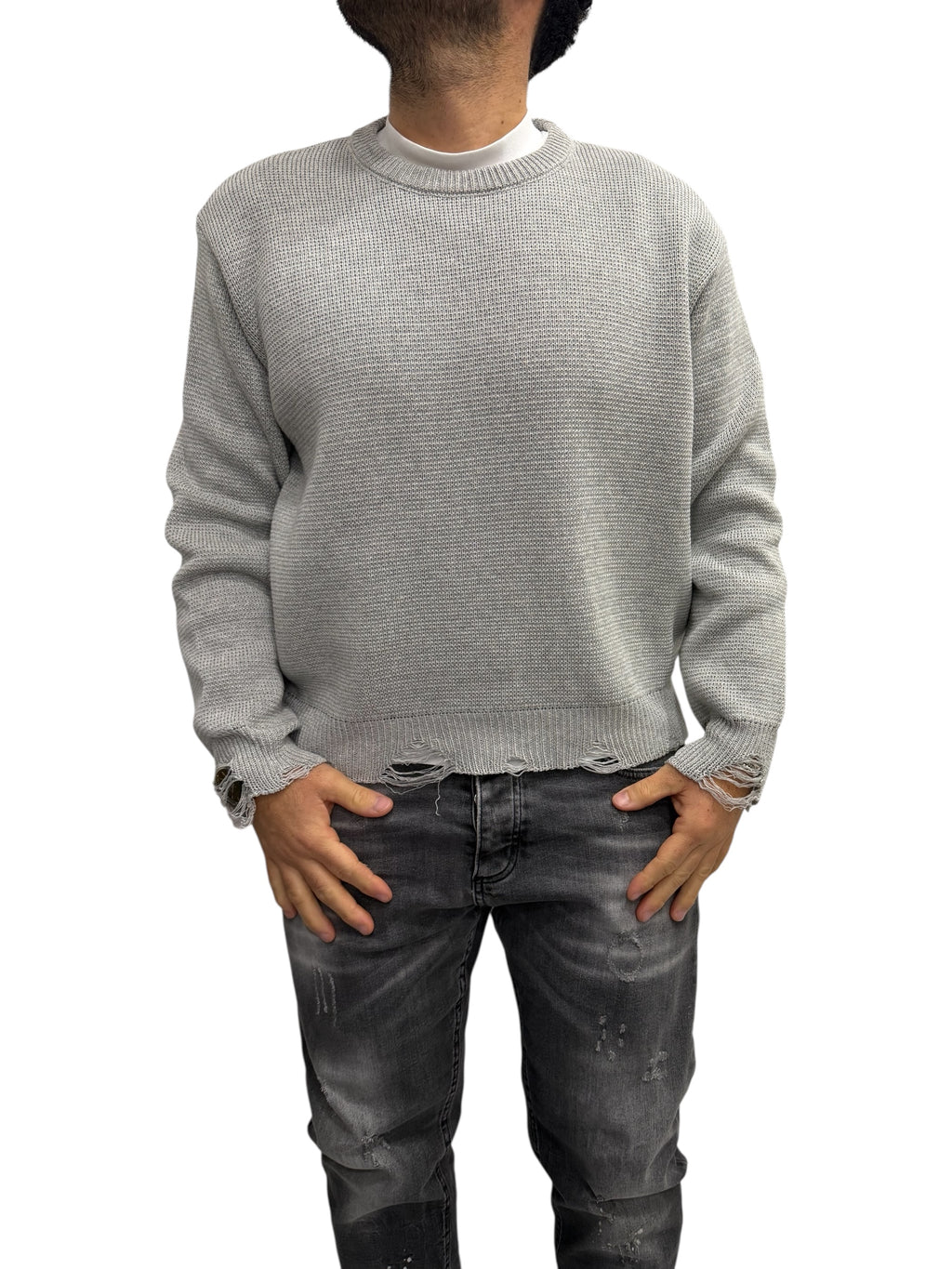 MAGLIONE TAGLIO VIVO