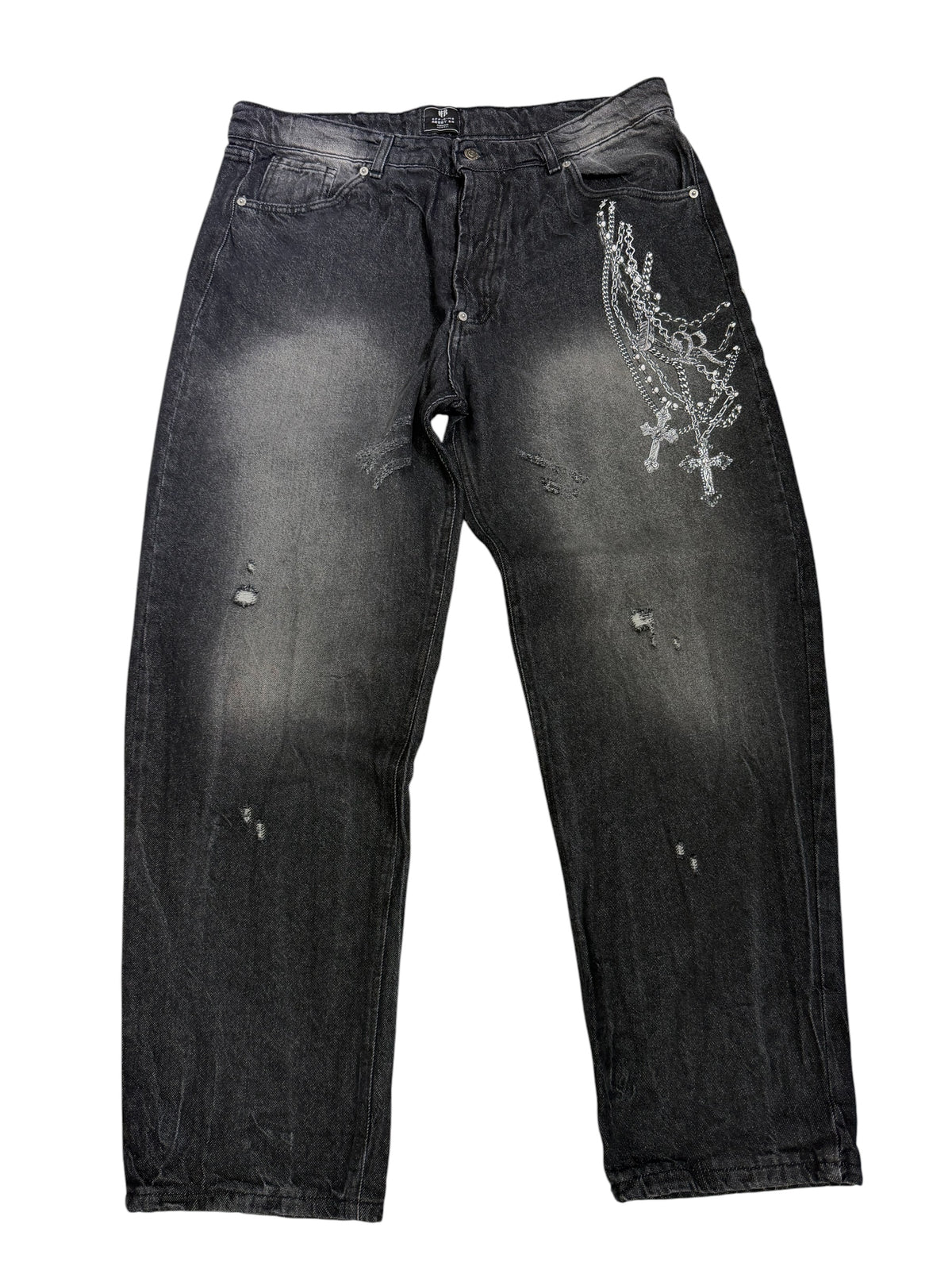 Jeans stampa Collana