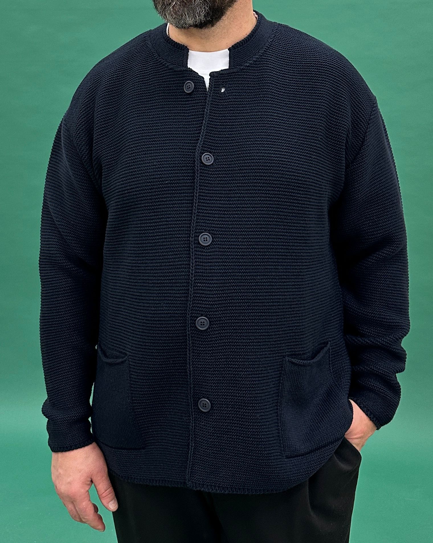 Cardigan Collo Coreano