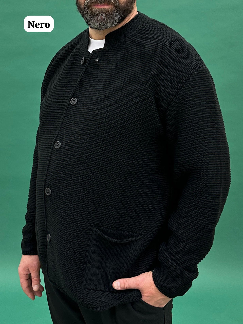 Cardigan Collo Coreano