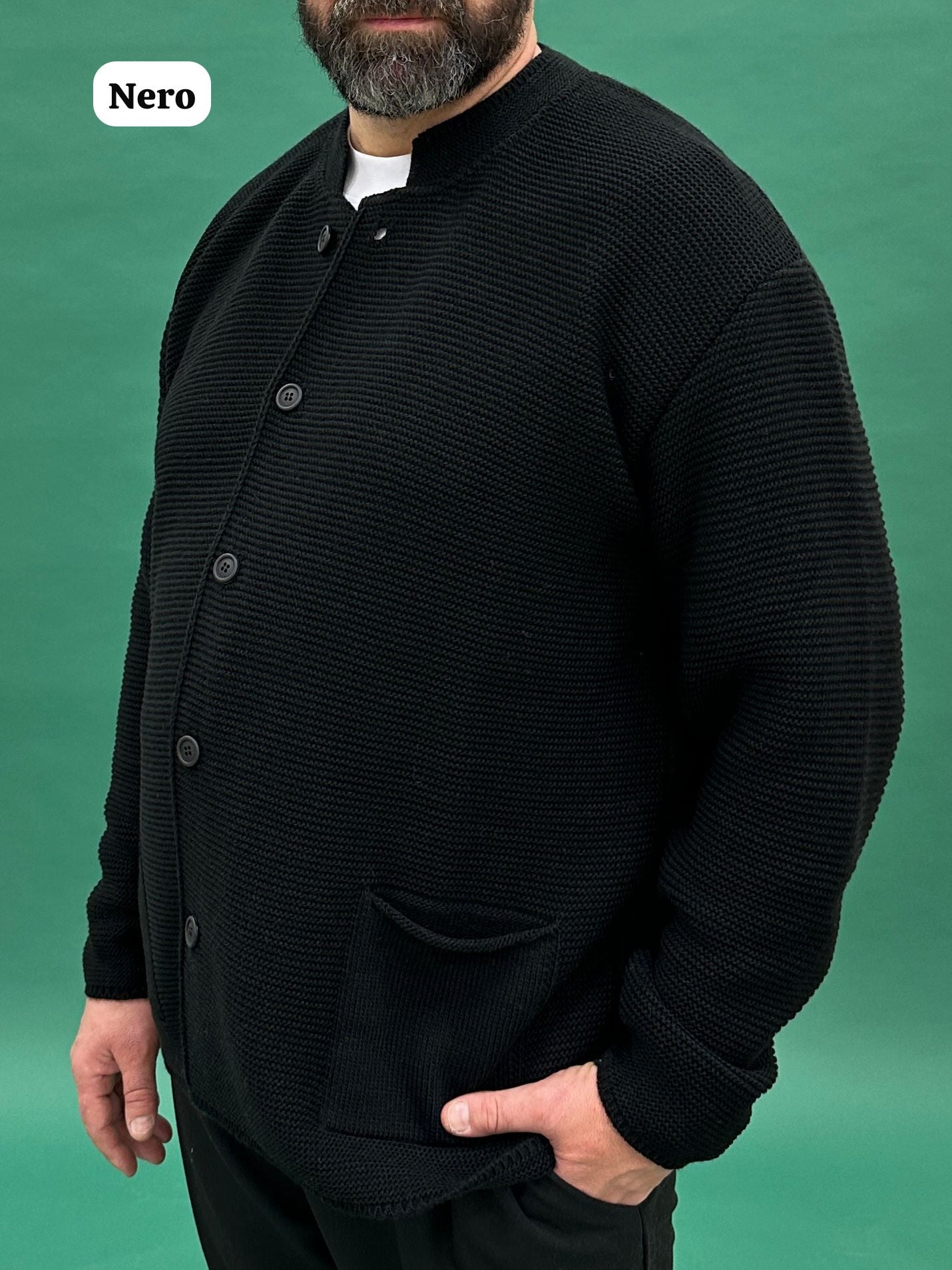 Cardigan Collo Coreano