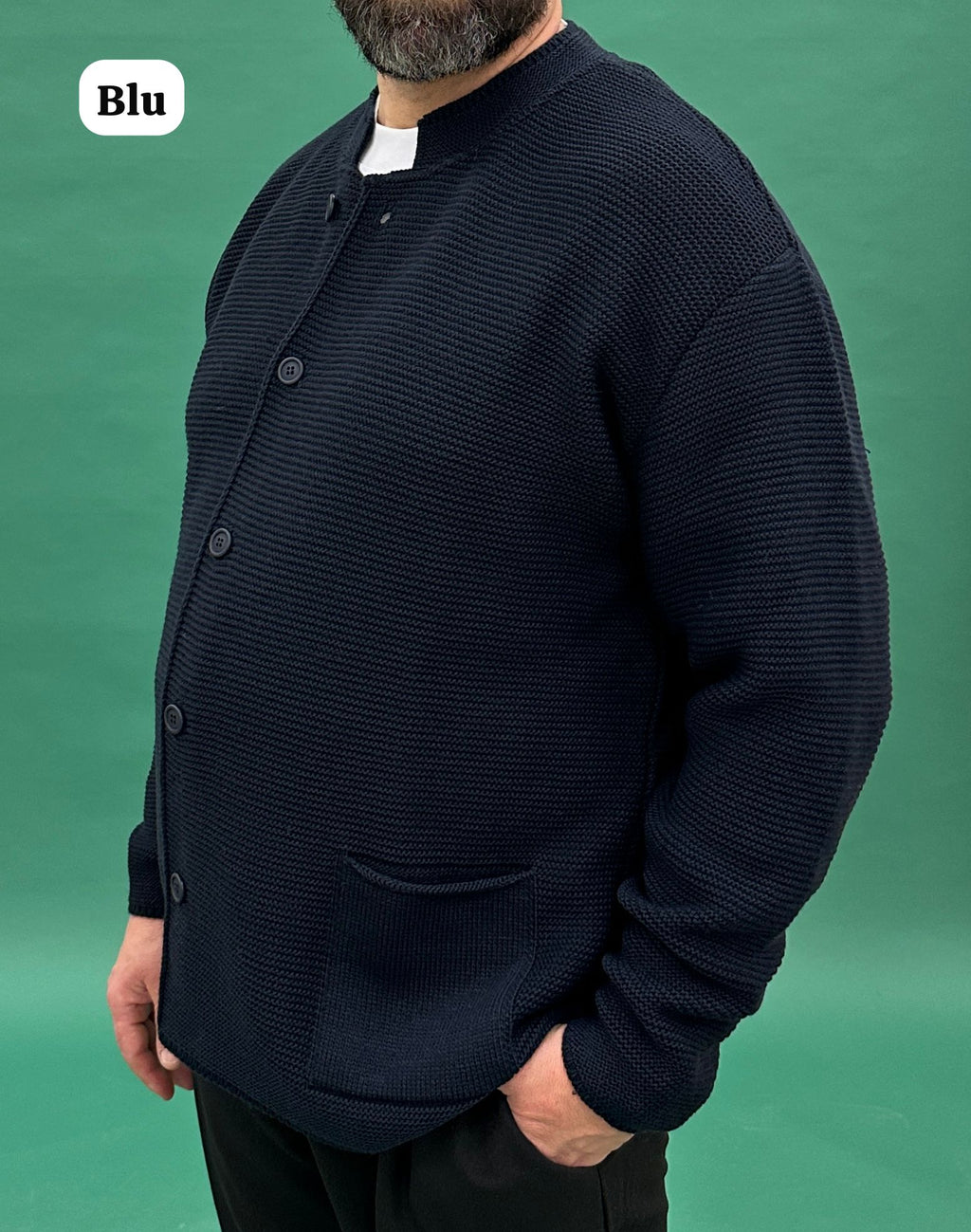 Cardigan Collo Coreano